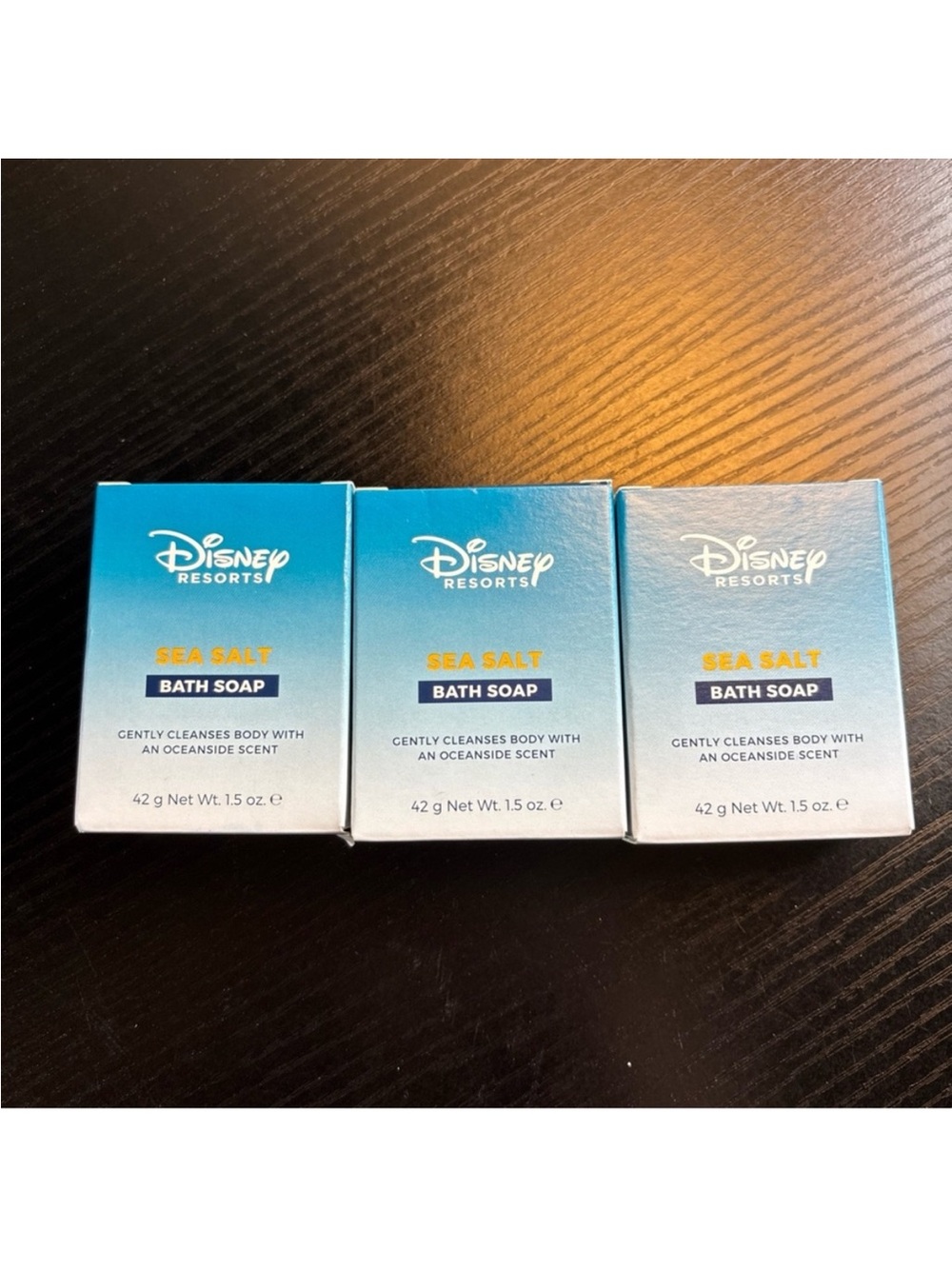 Lot of 3 Disney Resorts Sea Salt Bath Soap Bars 1.5 oz Hotel Travel Toiletries
